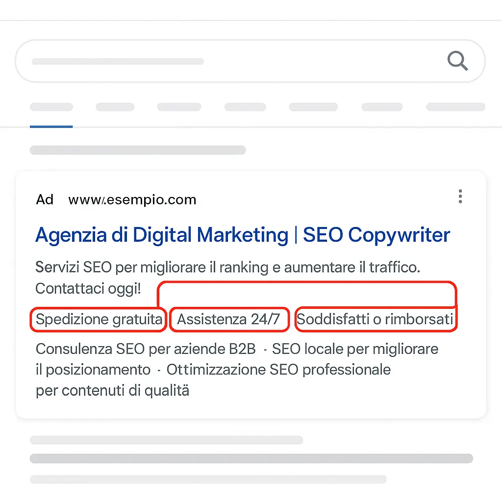 callout in google ads